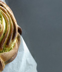 Twisted Matcha Bread